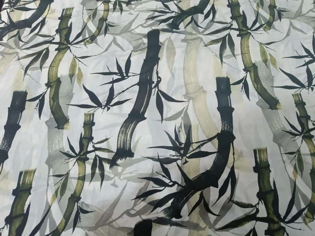 100% PURE SILK SATIN FABRIC 80 GRAMS 20.20MM DIGITAL PRINT  44" wide available in 3 designs