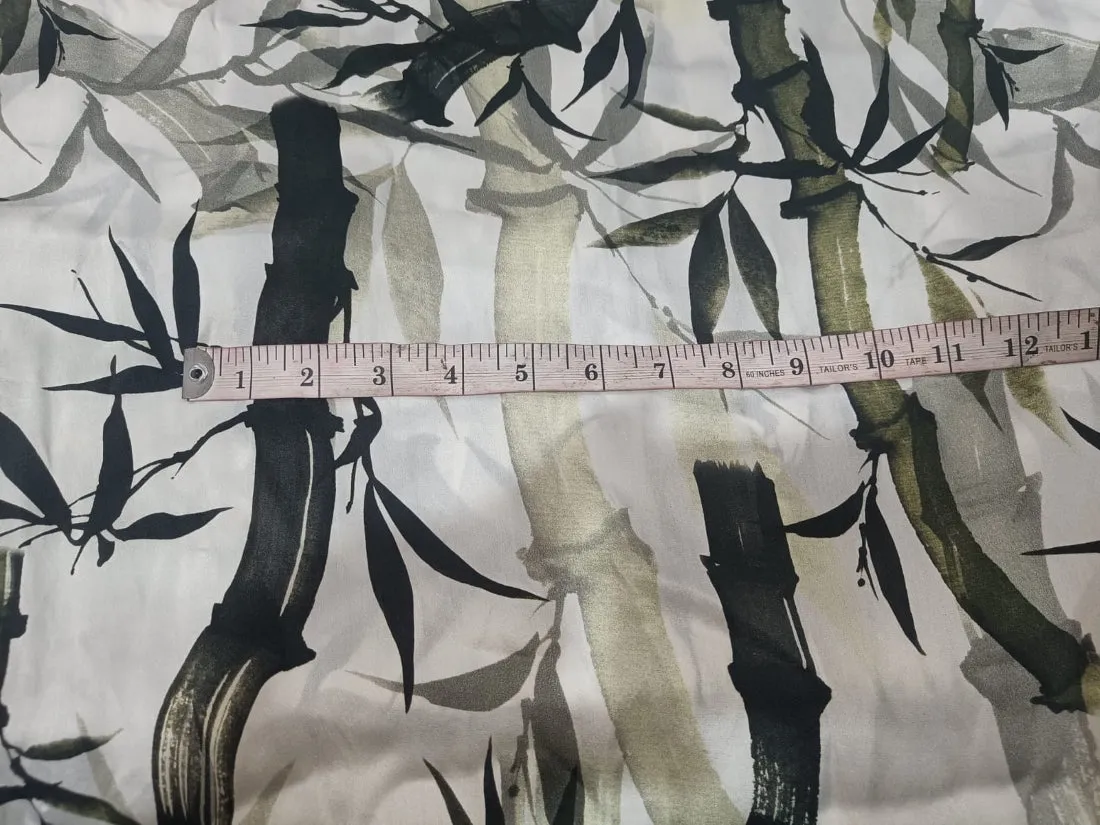 100% PURE SILK SATIN FABRIC 80 GRAMS 20.20MM DIGITAL PRINT  44" wide available in 3 designs