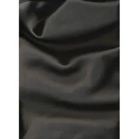 100% Silk Satin fabric 44&quot;-black 100 gms