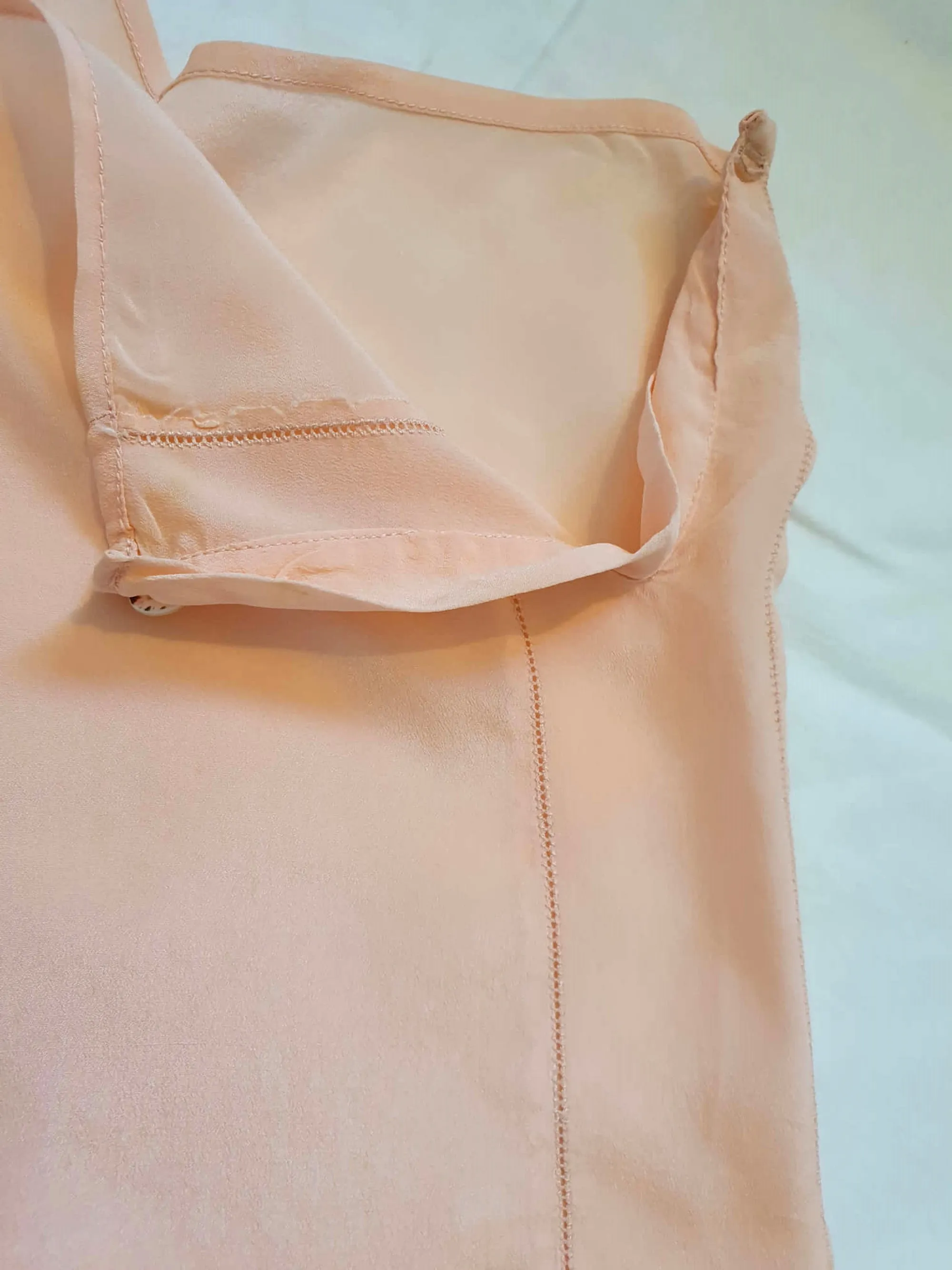 1930s Peach Silk Tap Pants - M to L