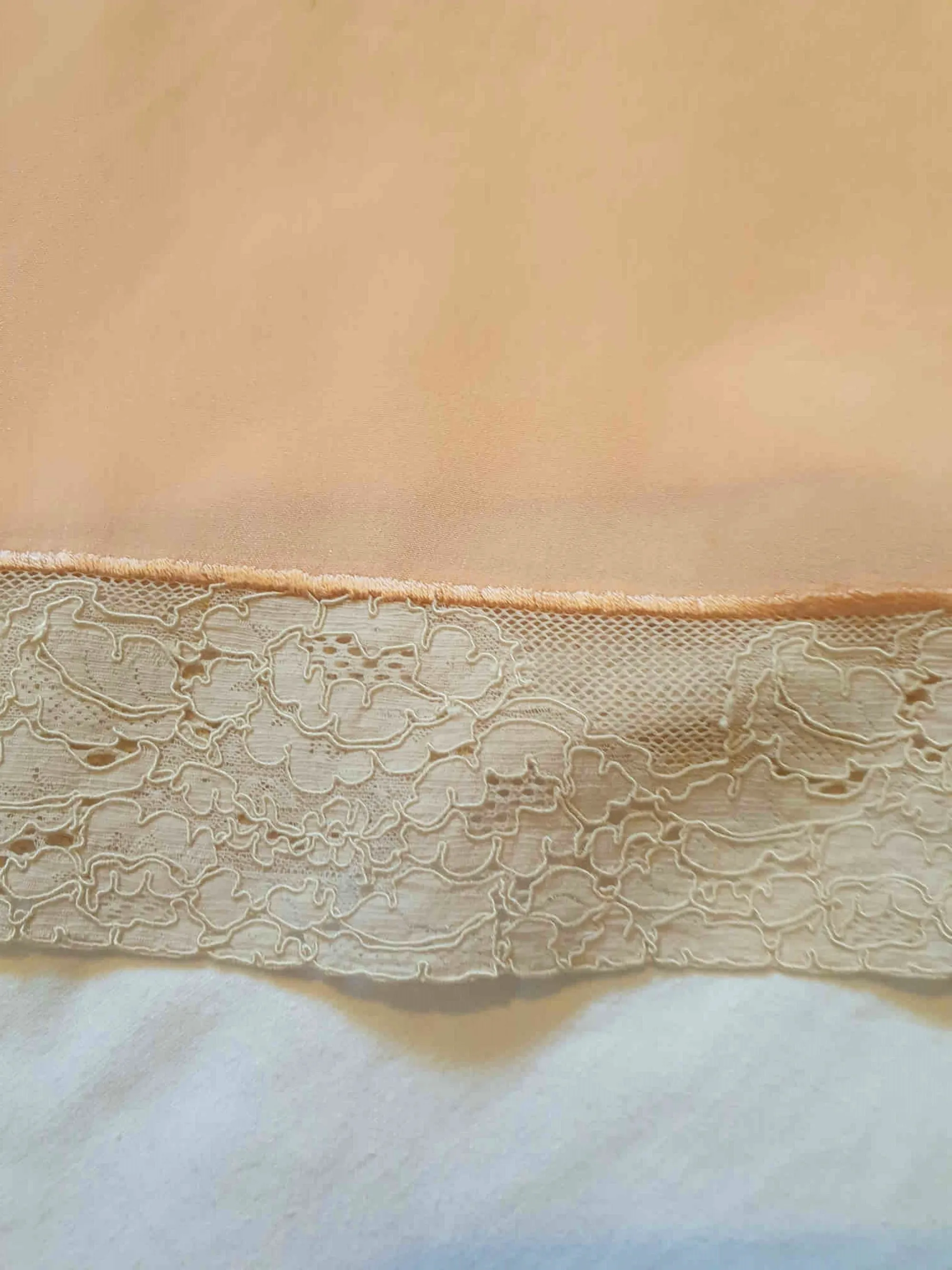 1930s Peach Silk Tap Pants - M to L