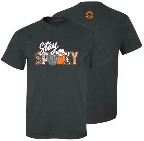 2645 Stay Spooky SS-Dark Heather