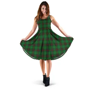 Anstruther Tartan Sleeveless Midi Womens Dress