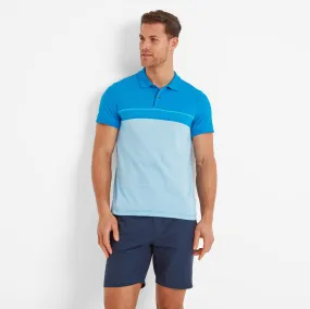 Anwick Mens Polo Shirt - Tropical Blue