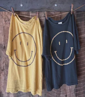 Big Smiley Boyfriend Tee(3 Colors)