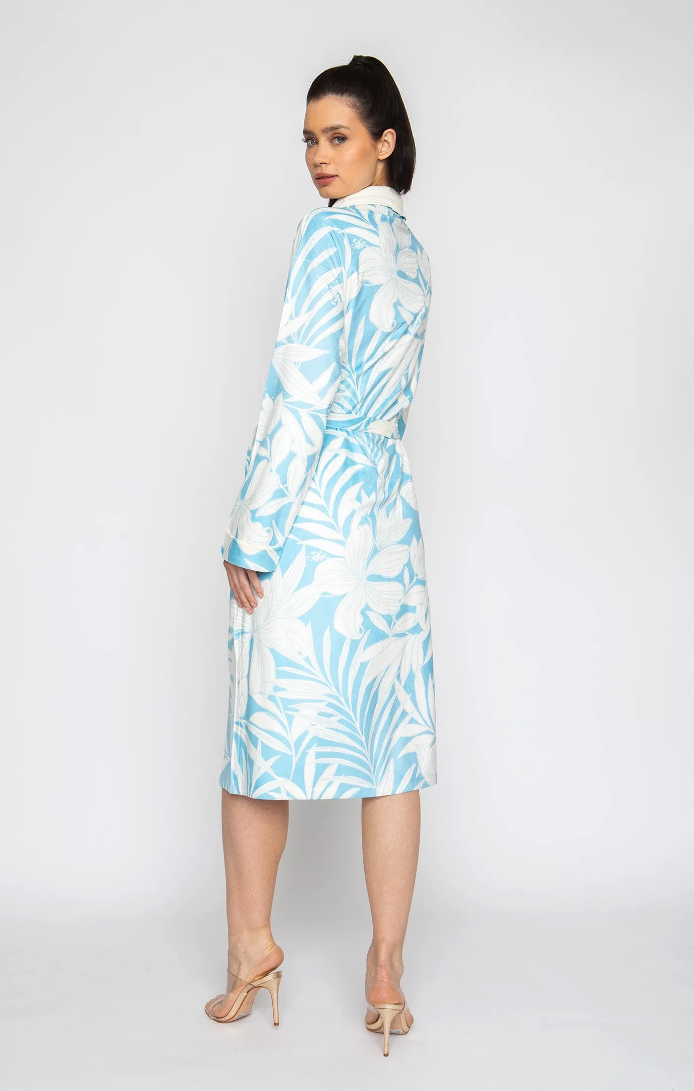 Blue Hawaii Long Robe