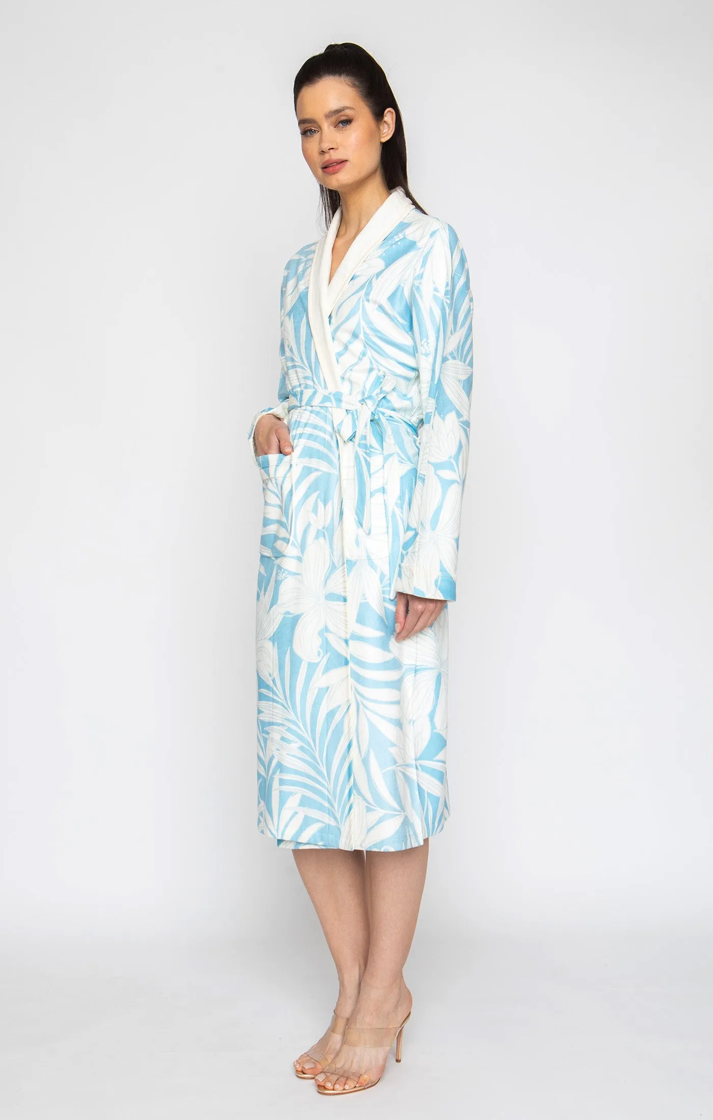 Blue Hawaii Long Robe