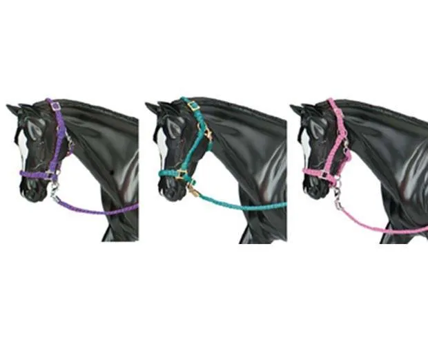 Breyer Hot Colored Nylon Halters With Lead Rope