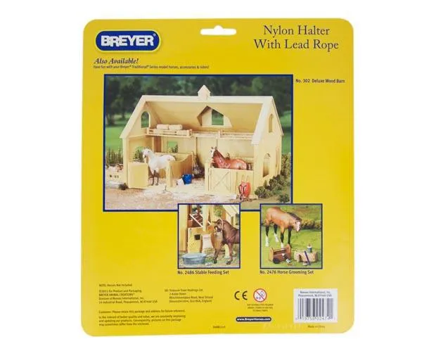 Breyer Hot Colored Nylon Halters With Lead Rope