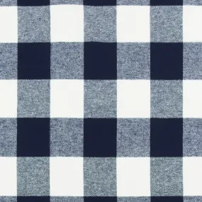 Brushed Cotton Plaid - NOAH - 010 - Navy