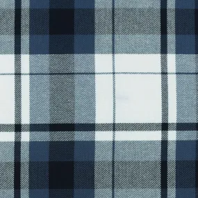 Brushed Cotton Plaid - NOAH - 030 - Steel