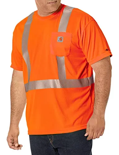 Carhartt 100495 Men's Force High-Visibility Short-Sleeve Class 2 T-Shirt