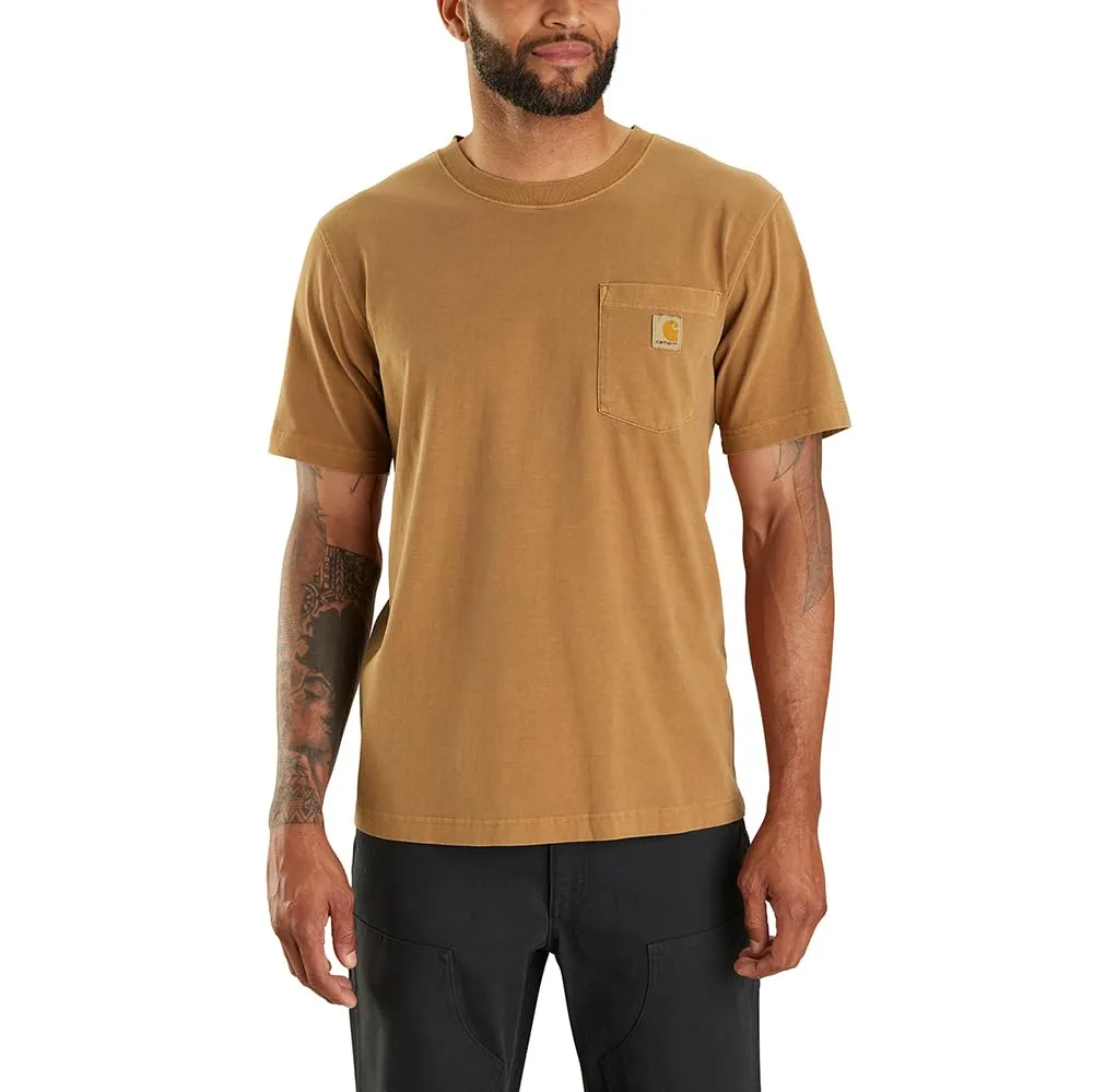 Carhartt 106252 Men's Relaxed Fit Midweight Short-Sleeve Garment Dyed Pocket T-Shirt