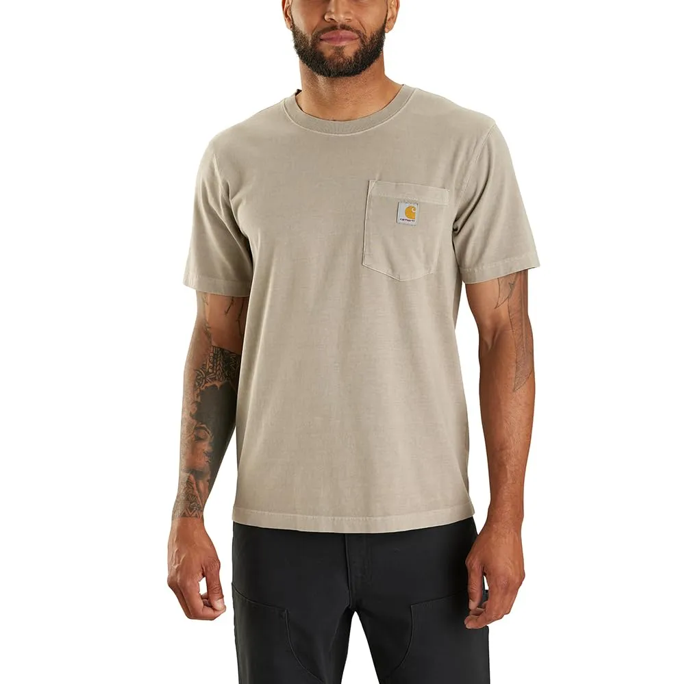 Carhartt 106252 Men's Relaxed Fit Midweight Short-Sleeve Garment Dyed Pocket T-Shirt