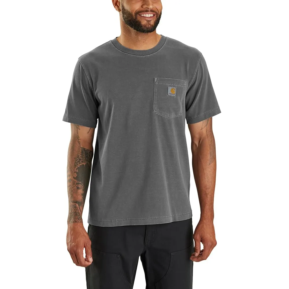 Carhartt 106252 Men's Relaxed Fit Midweight Short-Sleeve Garment Dyed Pocket T-Shirt