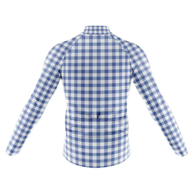 Checkered (Blue) Longsleeve Jersey [CLEARANCE]