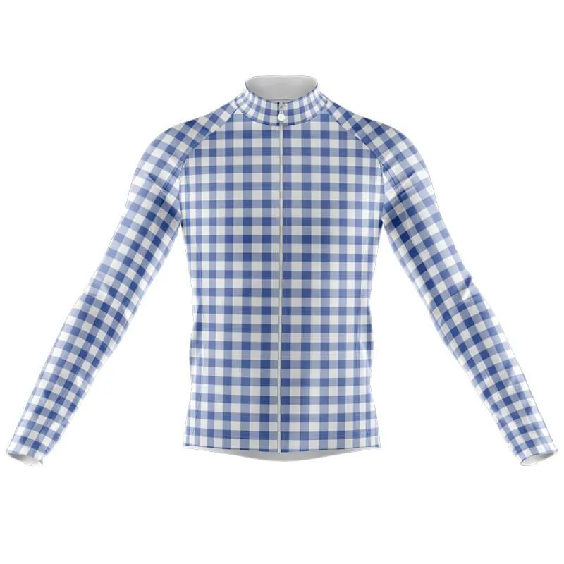 Checkered (Blue) Longsleeve Jersey [CLEARANCE]