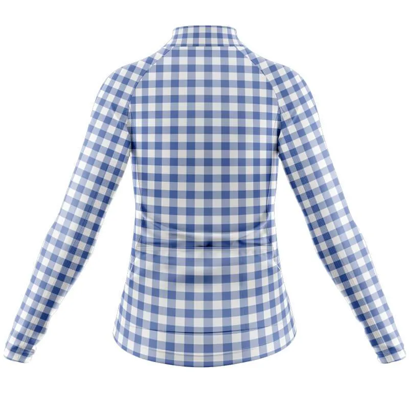 Checkered (Blue) Longsleeve Jersey [CLEARANCE]