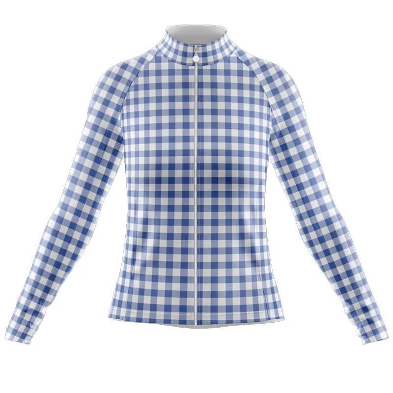 Checkered (Blue) Longsleeve Jersey [CLEARANCE]