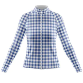 Checkered (Blue) Longsleeve Jersey [CLEARANCE]