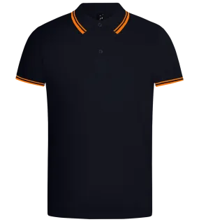 Comfort men's contrast polo shirt