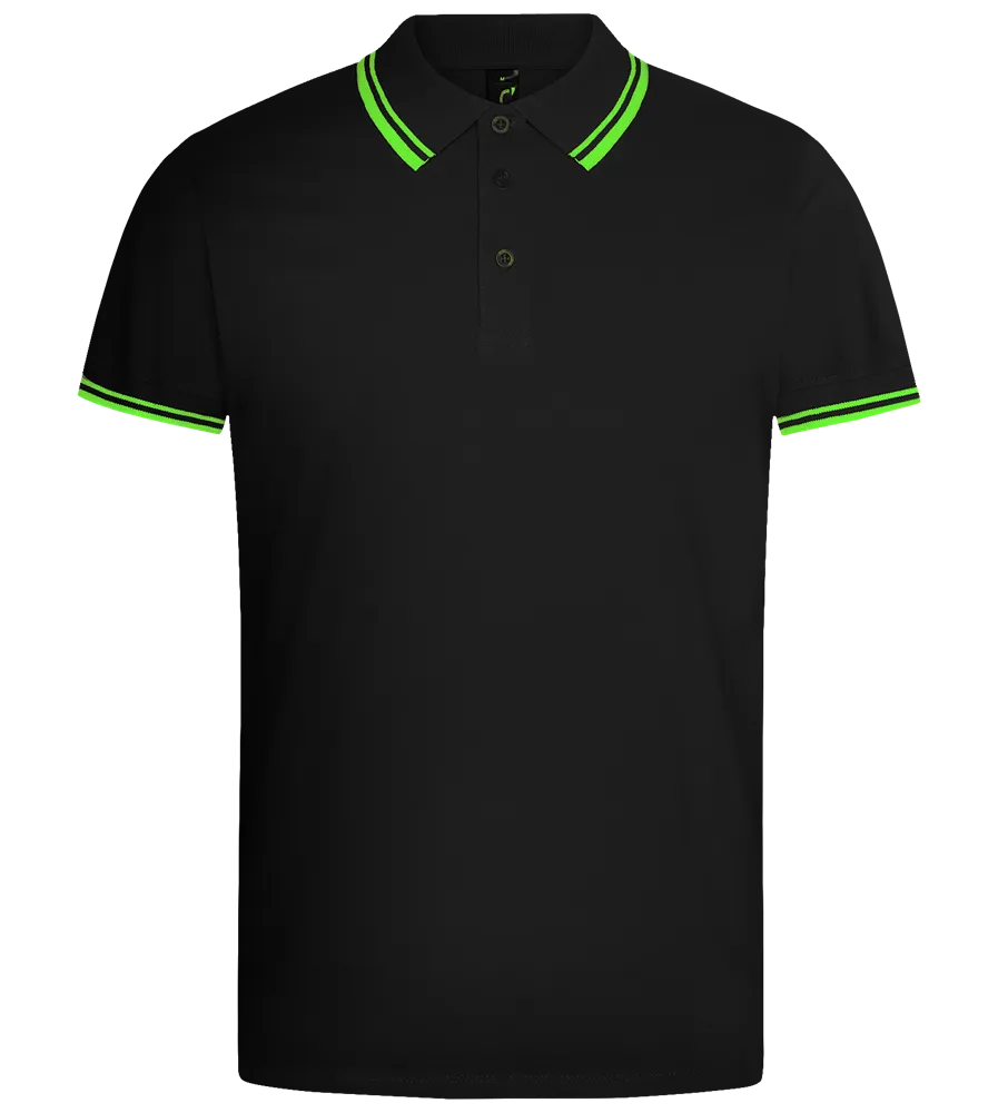 Comfort men's contrast polo shirt