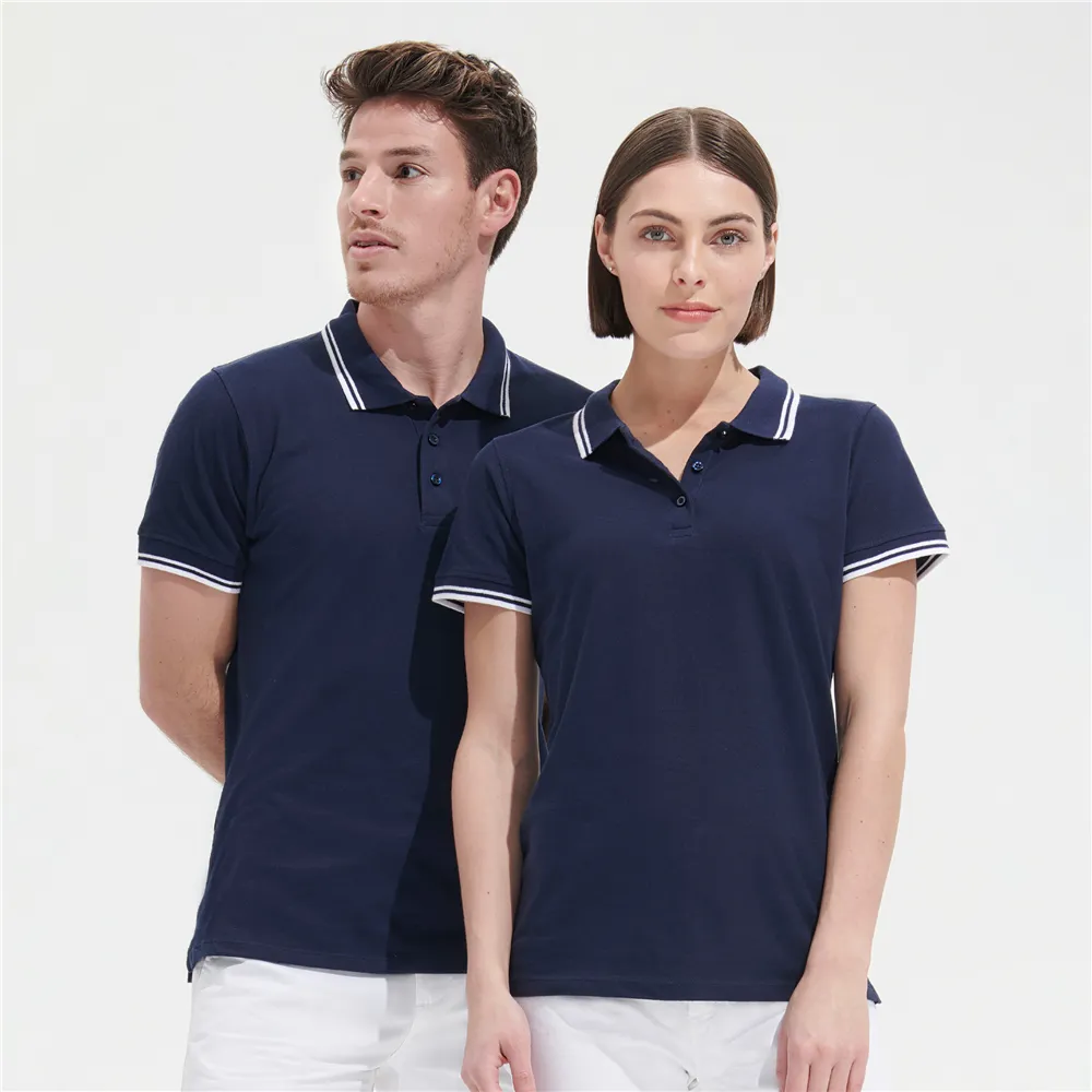 Comfort men's contrast polo shirt