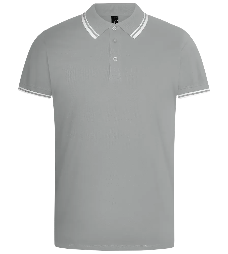 Comfort men's contrast polo shirt