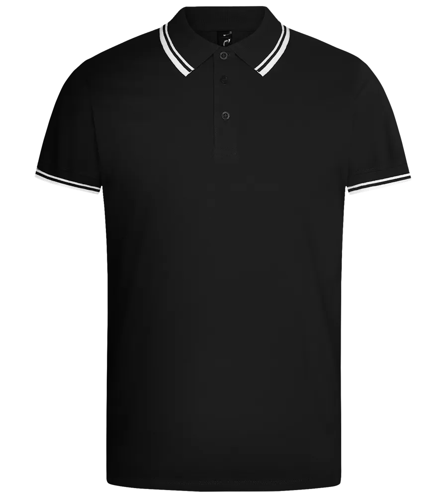 Comfort men's contrast polo shirt