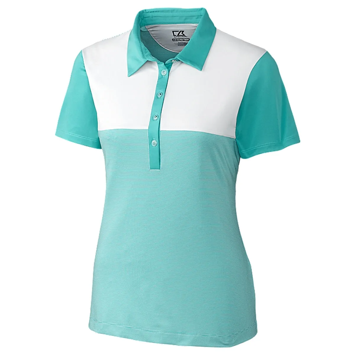 Cutter and Buck Shortsleeve Bailey Block Golf Polo 2018 Women