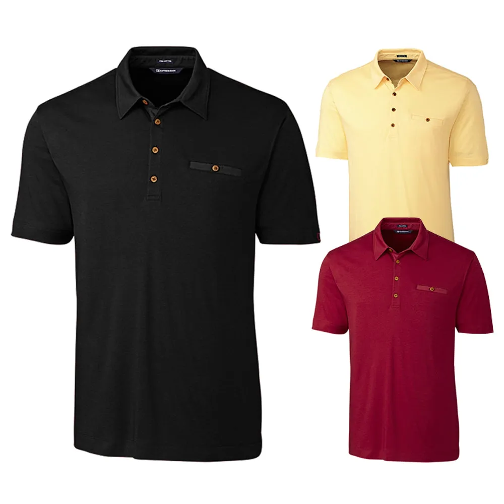 Cutter and Buck Shortsleeve Cienega Golf Polo (Big and Tall) 2018