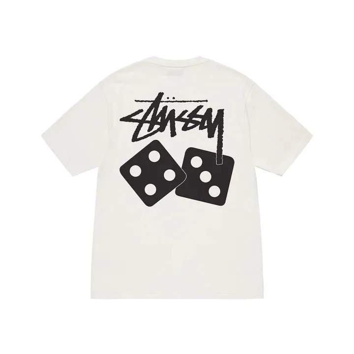 DICE PIGMENT DYED TEE / STUSSY / NATURAL