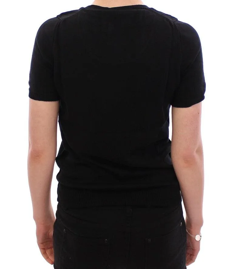 Dolce & Gabbana Black crewneck cotton t-shirt