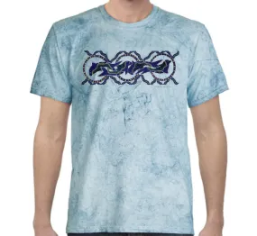 Dolphin Dreaming Colour Blast T-Shirt by Shannon Shaw (Ocean)