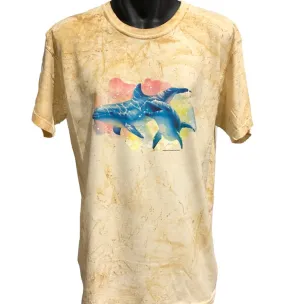 Dolphin Rendezvous Colour Blast T-Shirt (Citrine Colour)