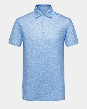 Elevation Palm Polo Aegean Blue