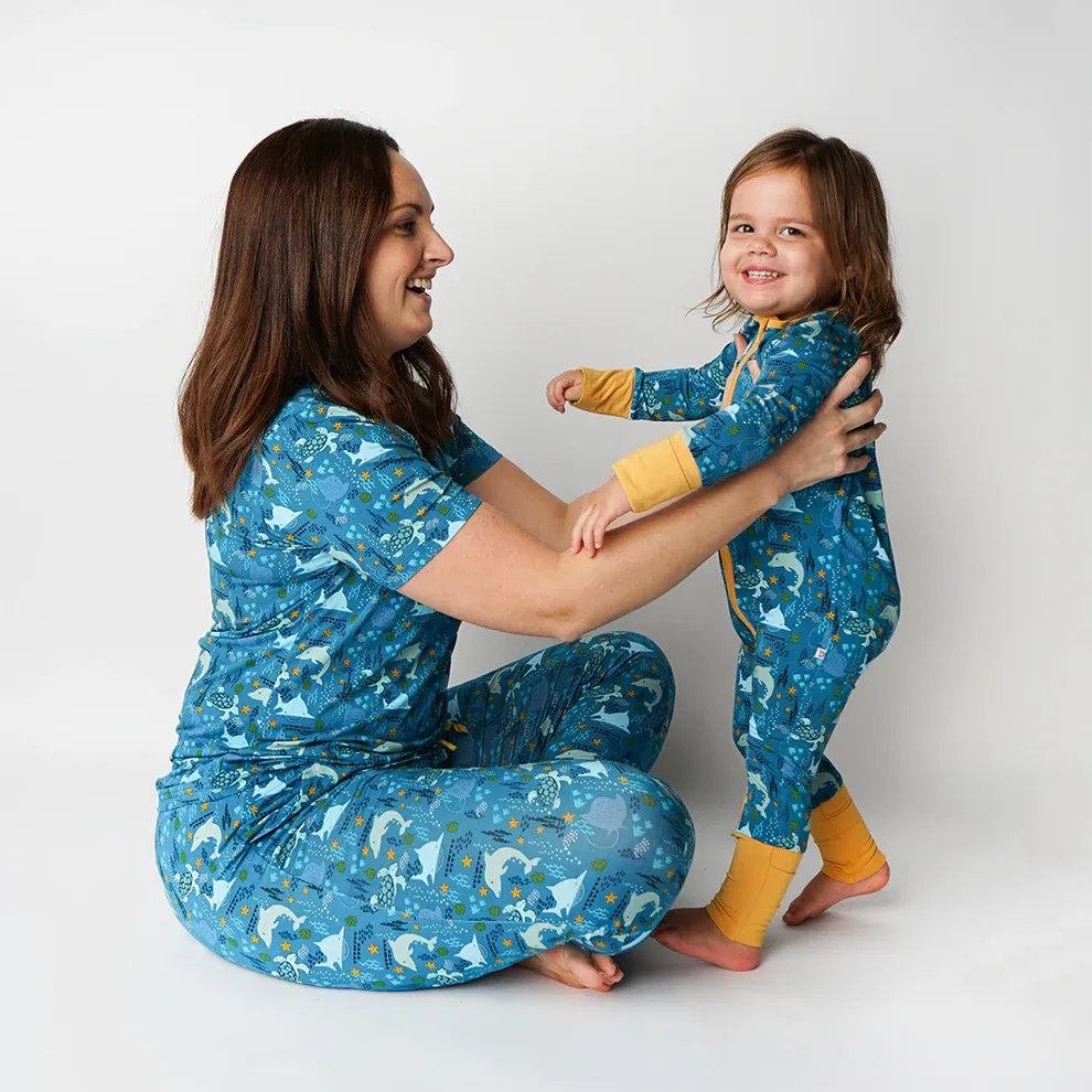 Emerson and Friends Ocean Friends Bamboo Baby Pajama