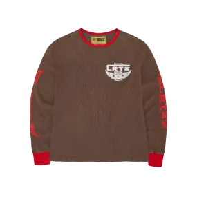 GASOLINA WAFFLE LONGSLEEVE [BROWN]