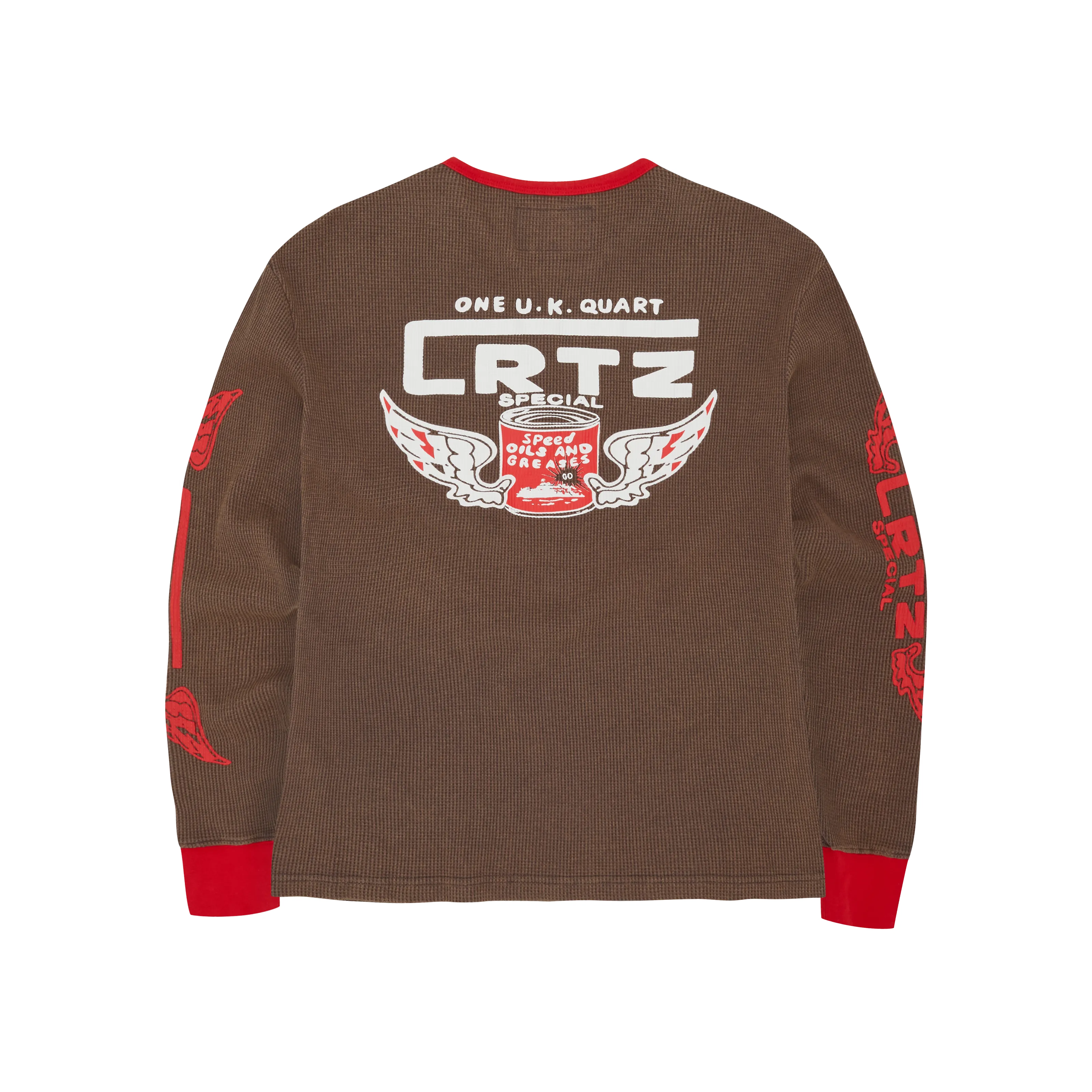 GASOLINA WAFFLE LONGSLEEVE [BROWN]