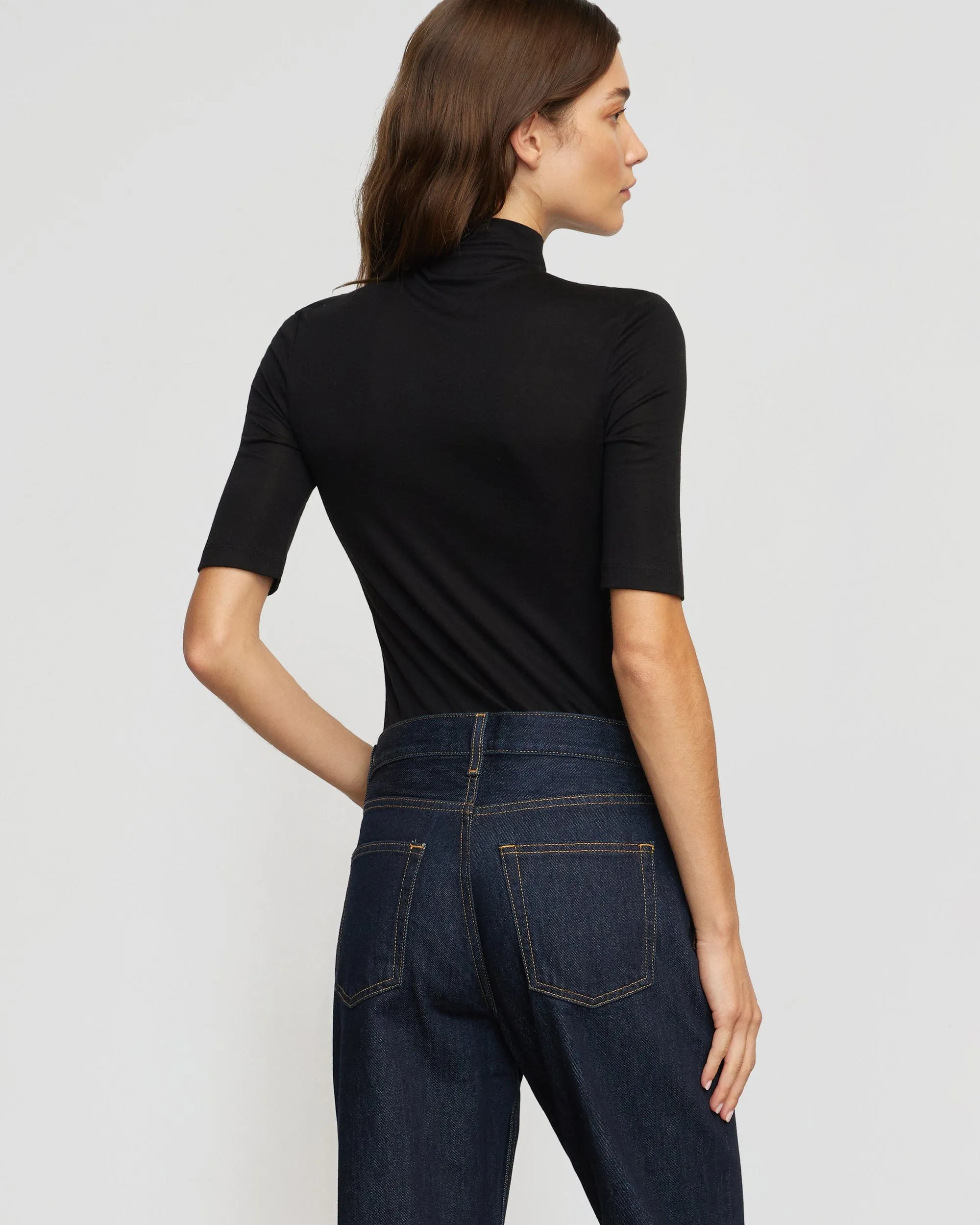 Gina Tencel-Wool Semi-Sheer Tee