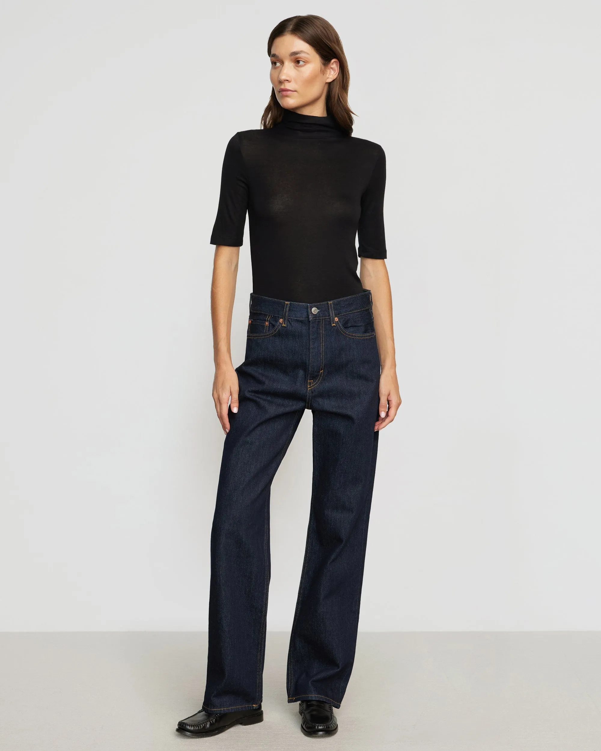 Gina Tencel-Wool Semi-Sheer Tee