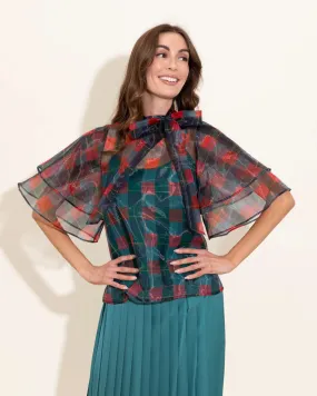 Heddy Top- Holiday Plaid