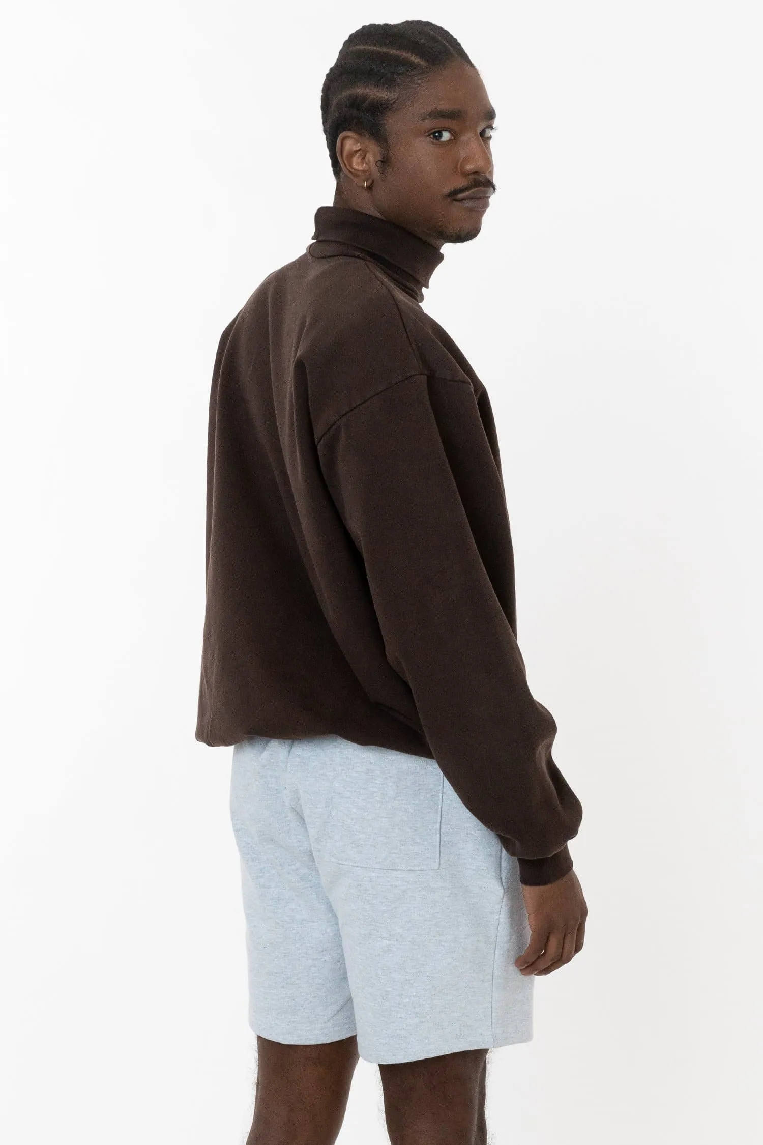 HF13GD - 14 oz Heavy Fleece Turtleneck Sweatshirt