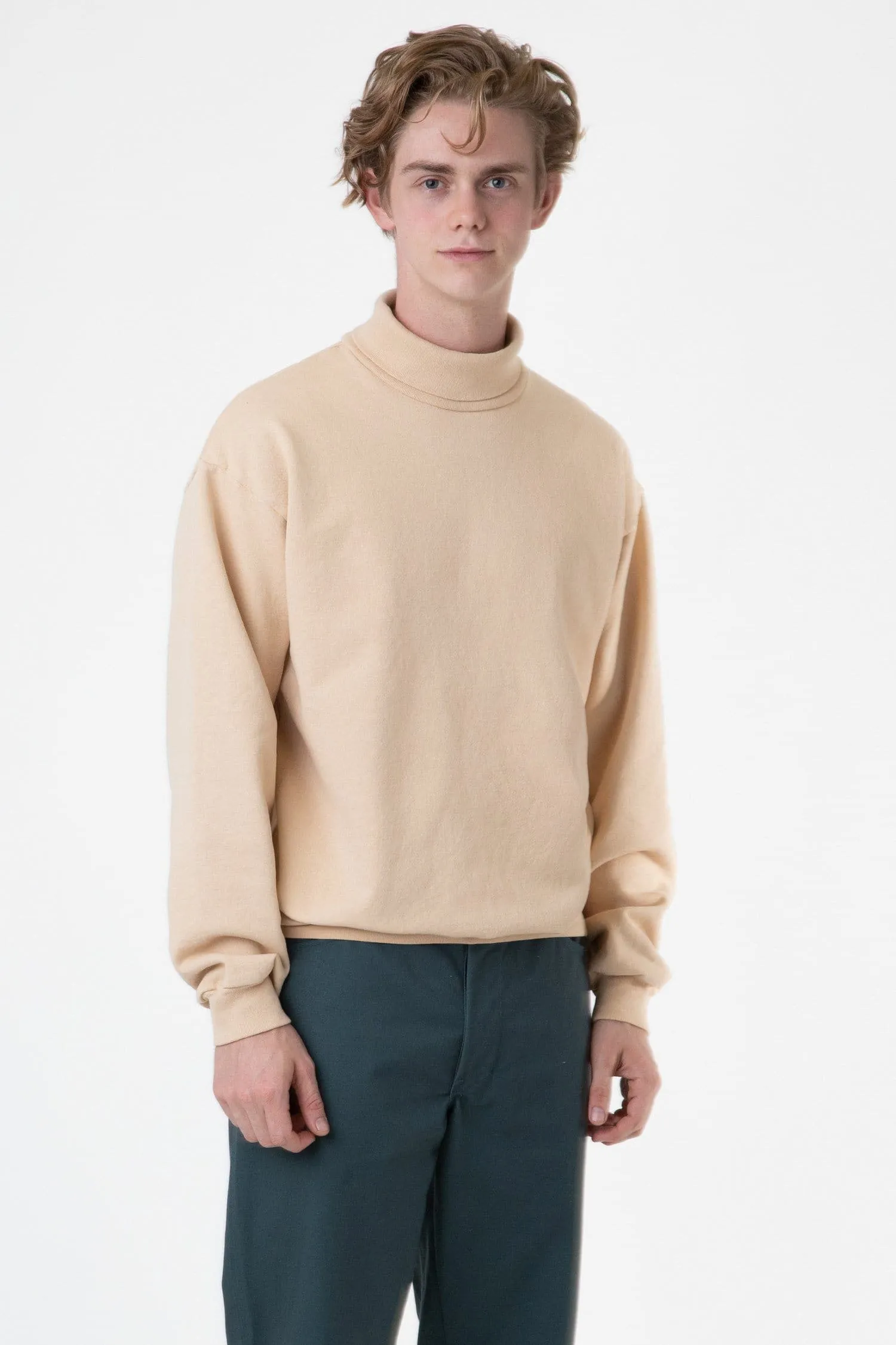 HF13GD - 14 oz Heavy Fleece Turtleneck Sweatshirt