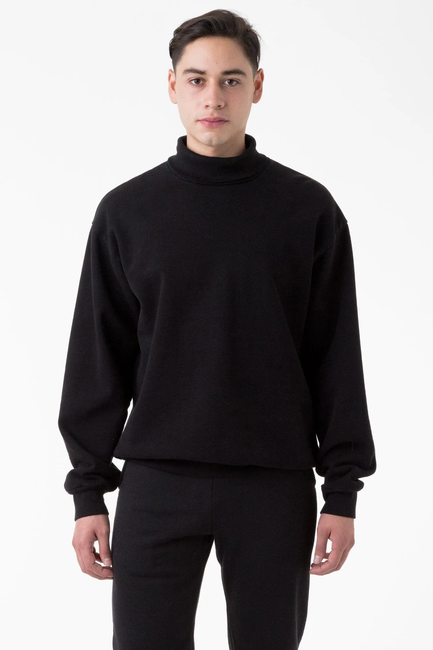 HF13GD - 14 oz Heavy Fleece Turtleneck Sweatshirt