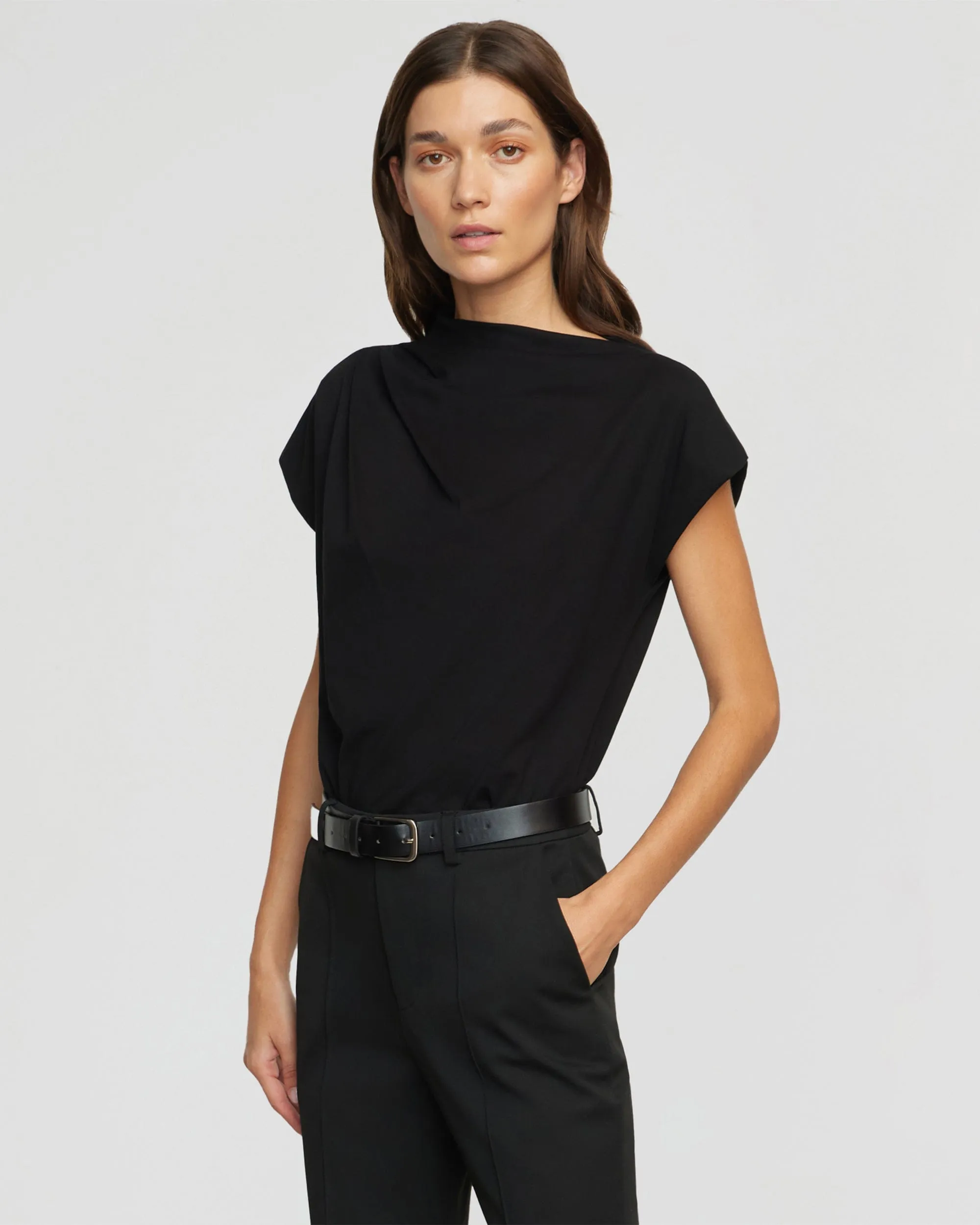 Kenny Asymmetric-Neck Tee