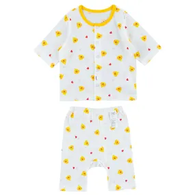 Kids Summer Short Shirt Cotton Cool Mesh Pajamas Set - Baby Koko