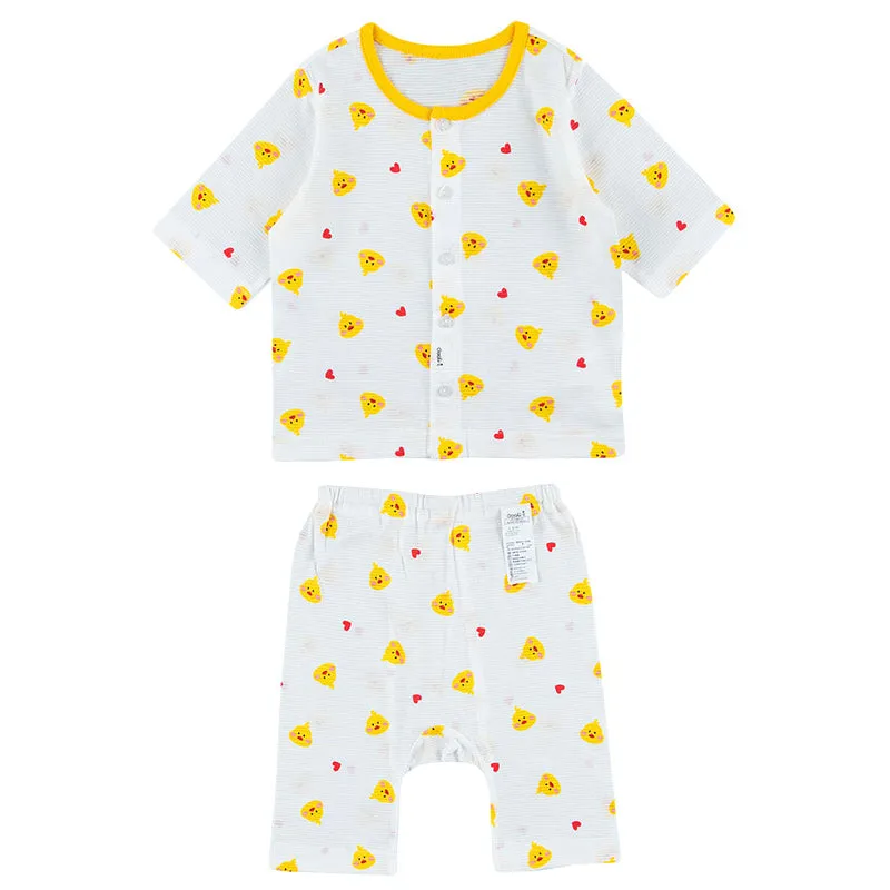 Kids Summer Short Shirt Cotton Cool Mesh Pajamas Set - Baby Koko