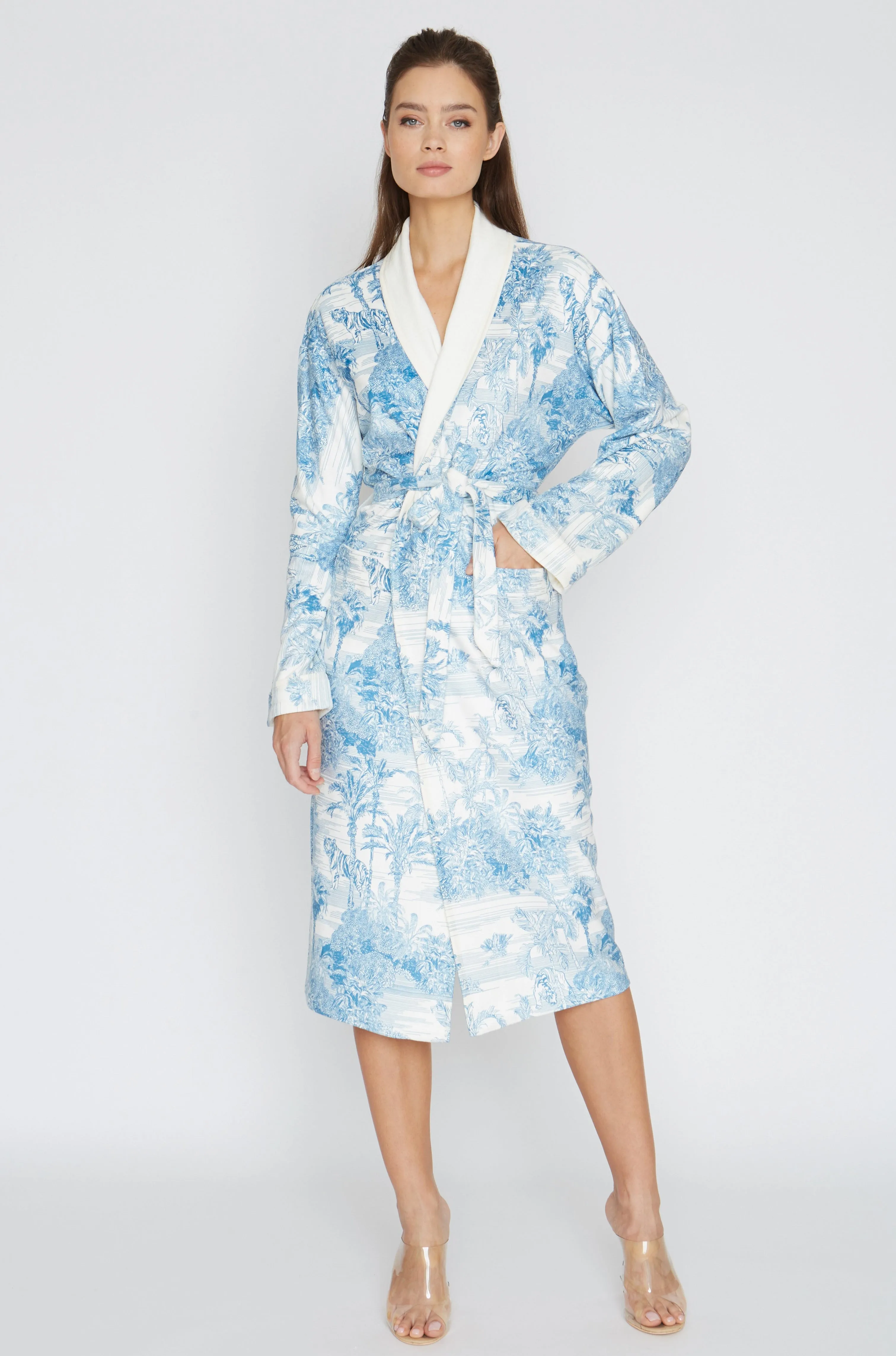 Landscape Blue Long Robe