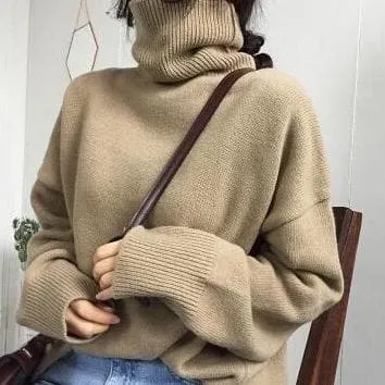 Longsleeved Sweater With Turtleneck